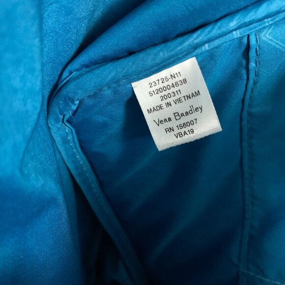 Vera Bradley Small Backpack Waikiki Paisley Quilted Backpack - Picture 8 of 11